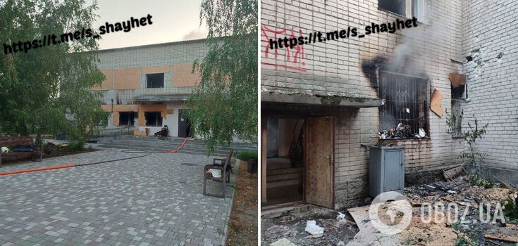 Okupanci ostrzelali Charków i uderzyli w bibliotekę w Ochakowie w obwodzie mikołajowskim: są ranni. Zdjęcie