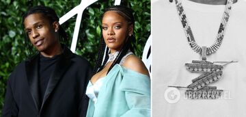Did Rihanna's boyfriend ASAP Rocky not support Russia? The network found an excuse for his Z-suspension with tanks