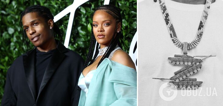Did Rihanna's boyfriend ASAP Rocky not support Russia? The network found an excuse for his Z-suspension with tanks
