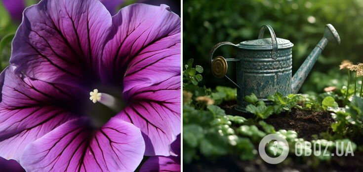 How to save petunia that began to dry: home fertilizer