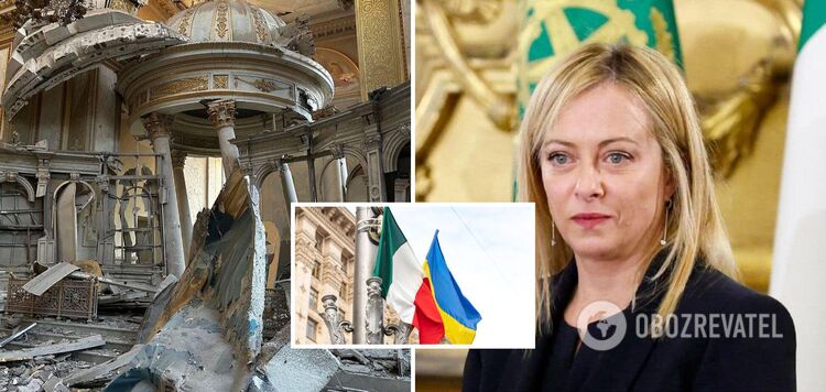 'Russia is destroying European civilization': Meloni said that Italy will help Odessa to restore the Transfiguration Cathedral
