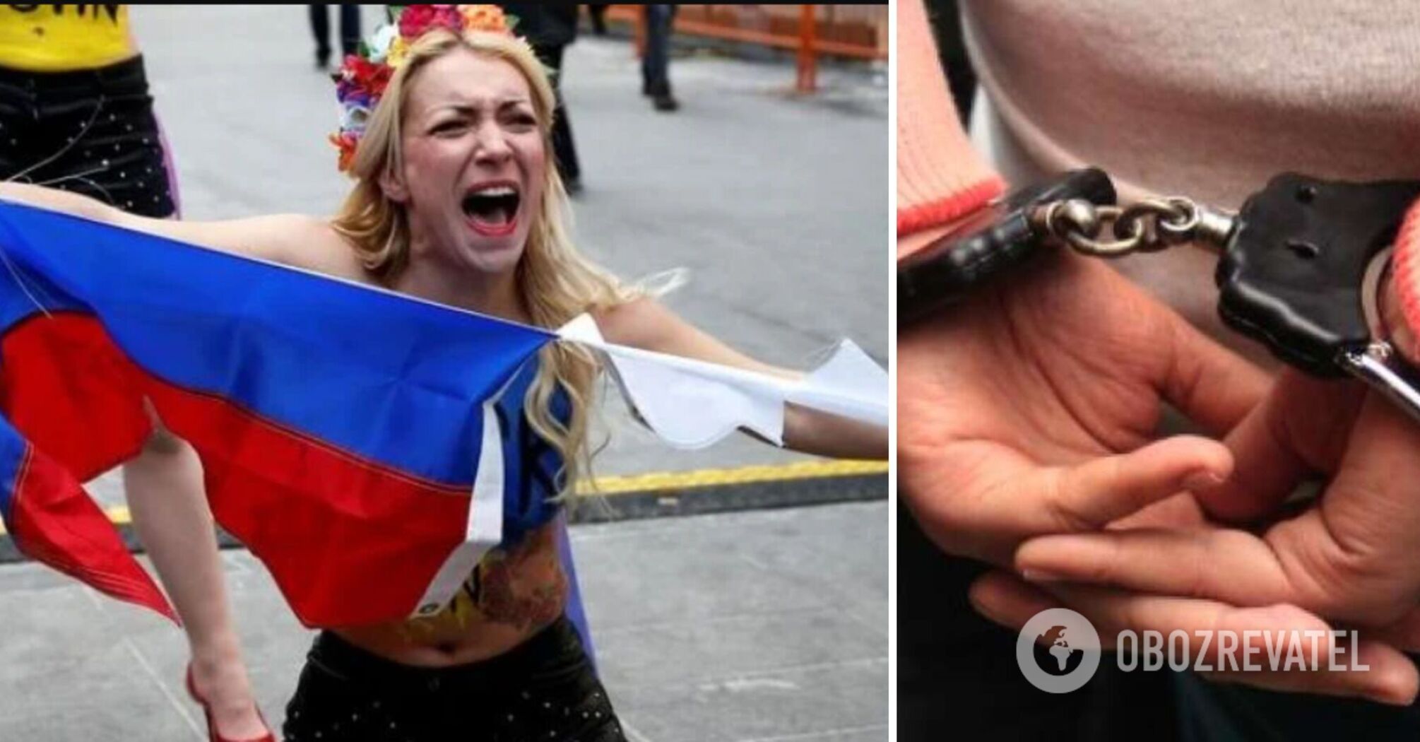 A 19-year-old Ukrainian woman broke a occupiers' flagpole in Zaporizhzhia: she faces a year in prison