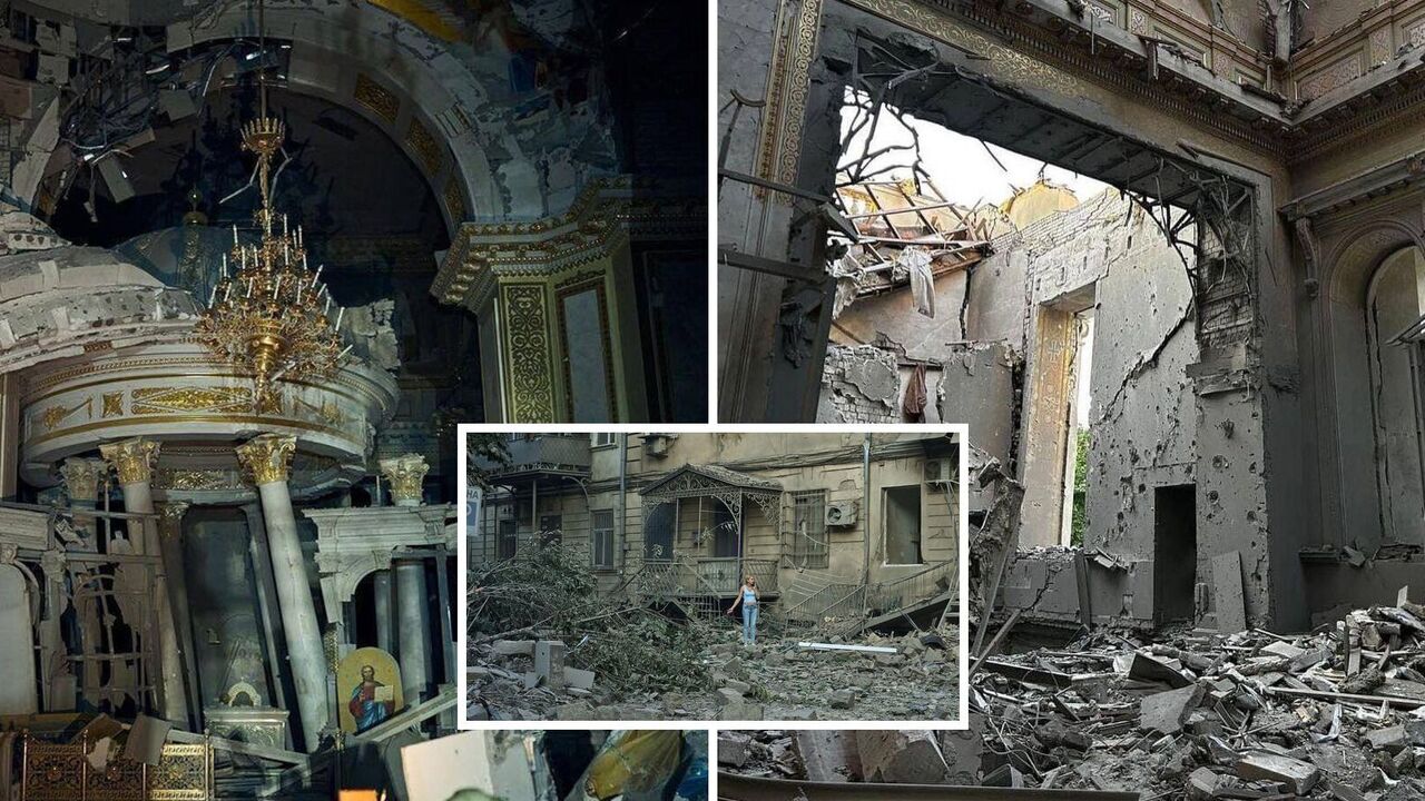 How the center of Odesa looks like after a large-scale night attack. Photo and video