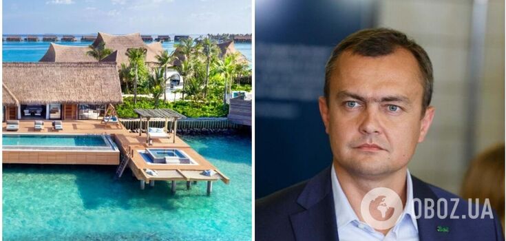 "Servant of the people" Aristov, in charge of national security, was exposed in a hotel in the Maldives: the party has reacted
