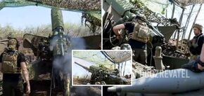 Pojedynki artyleryjskie trwają cały czas: Załużny pokazał wideo z pracy 'Hiacynta' na jednym z najtrudniejszych kierunków. Wideo