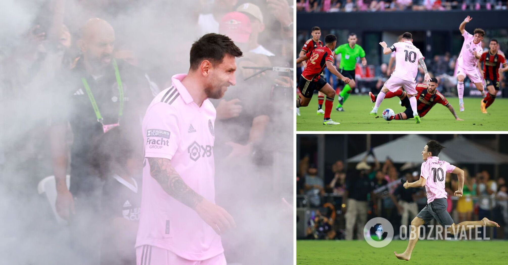Messi played for his new team and made a sensation with two goals in 13 minutes. Video