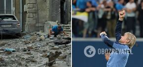 The traitor Tymoschuk was joyfully jumping in Russia while it bombed Odesa. Photo