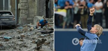 The traitor Tymoschuk was joyfully jumping in Russia while it bombed Odesa. Photo