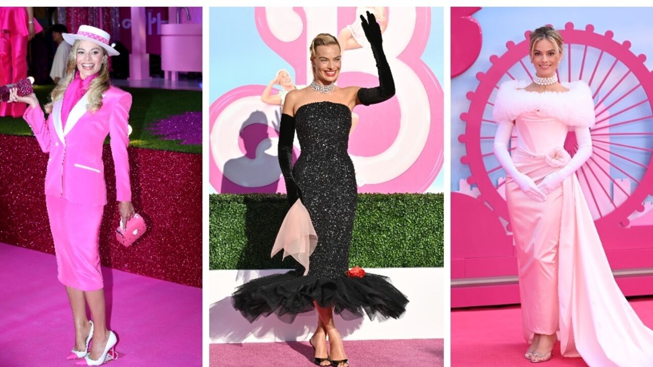 Jak lalka: 7 uderzających zdjęć, które Margot Robbie skopiowała od Barbie podczas premiery filmu o tym samym tytule. Zdjęcie