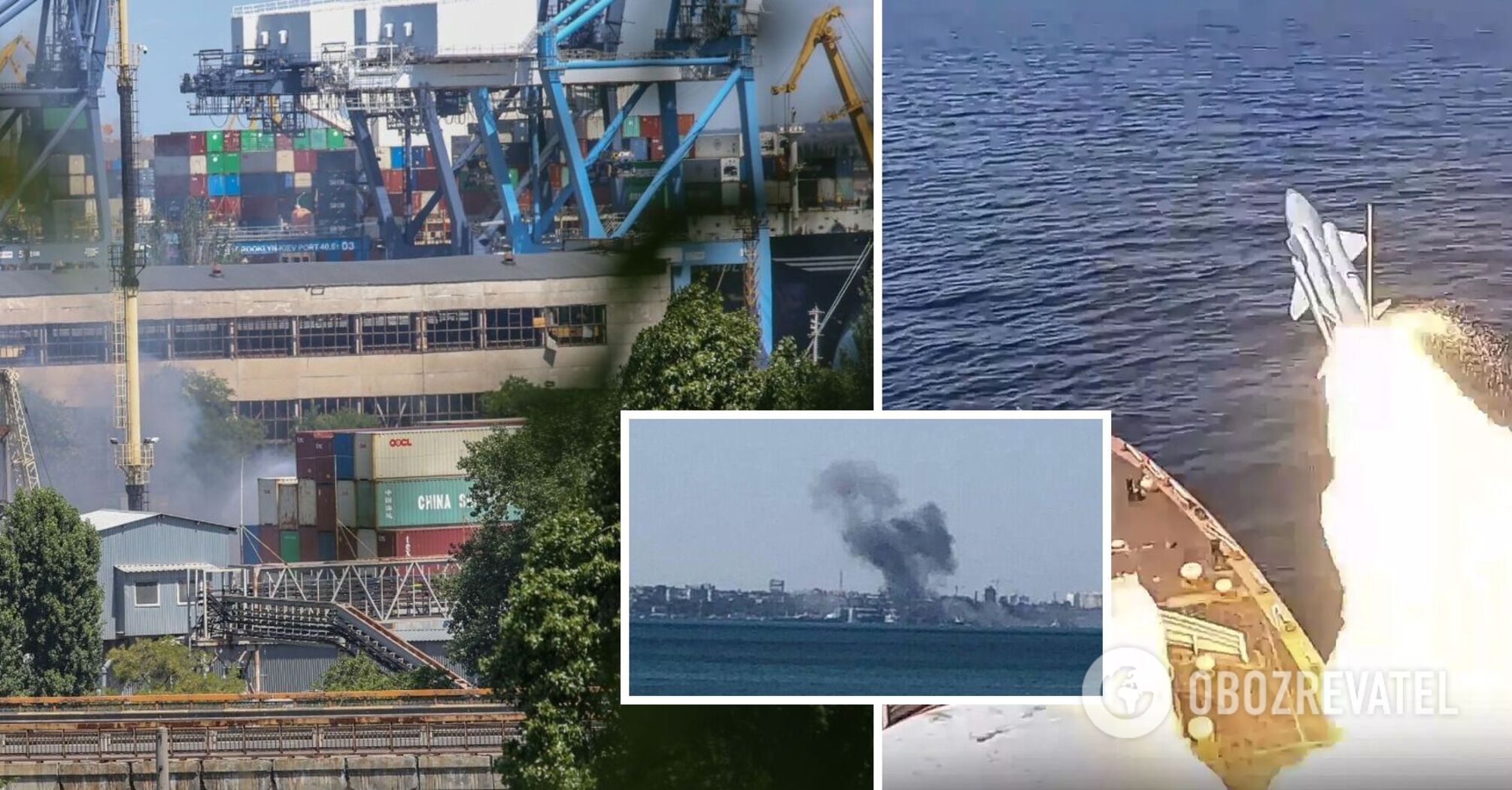 Occupiers struck the port infrastructure of Odesa region at night again: there is a victim