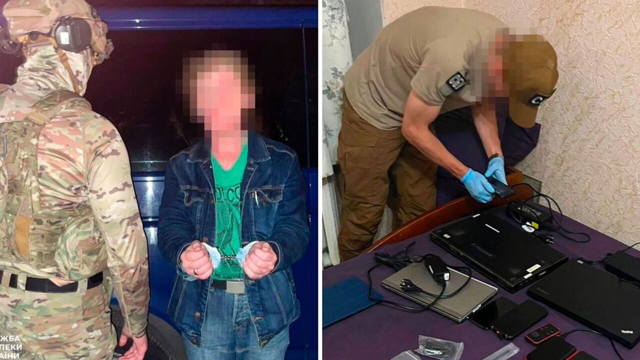 The SSU detained a Russian intelligence agent who was preparing a strike on Kharkiv: he was interested in the coordinates of railroad hubs. Photo