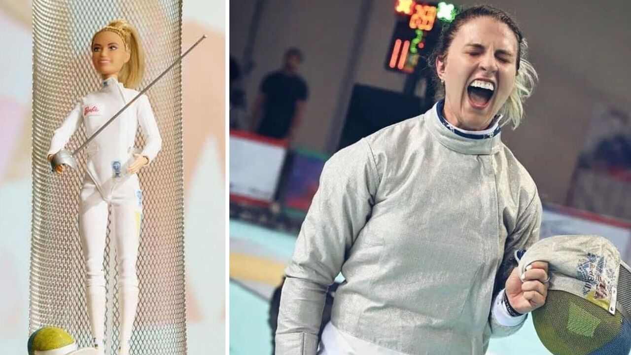 Harlan, who put the Russian woman in her place at the competition, was the prototype of the Barbie fencer: what the doll looks like