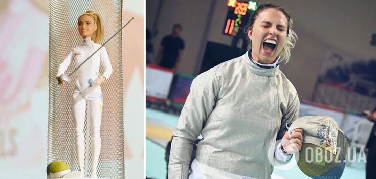 Harlan, who put the Russian woman in her place at the competition, was the prototype of the Barbie fencer: what the doll looks like