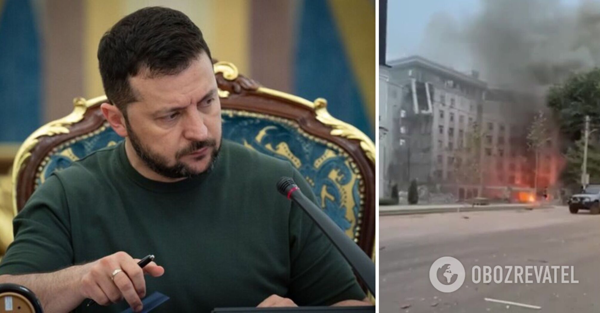 "Ten drań poniesie odpowiedzialność": Zełenski obiecał, że zrobi wszystko, by Rosja poniosła karę za ostrzał Dniepru. Wideo