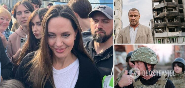 Hollywood stars in Ukraine during the war
