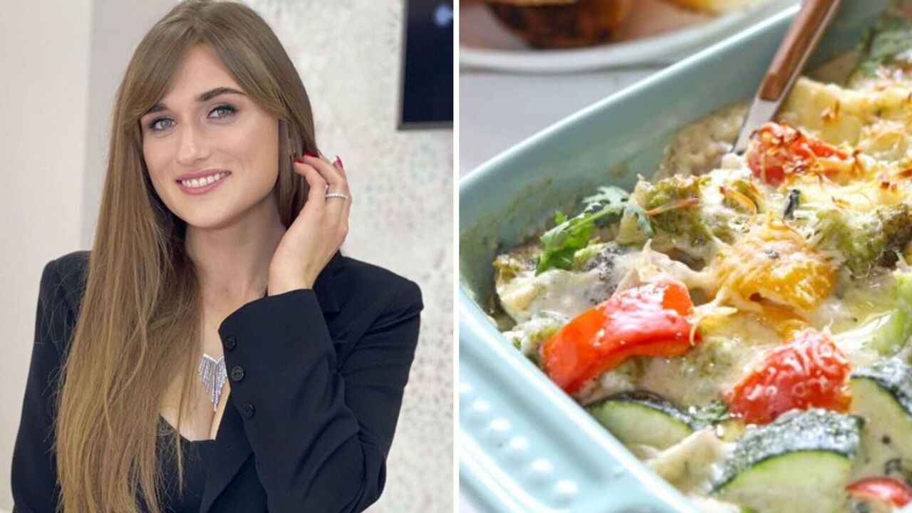 Dasha Yevtukh podzieliła się przepisem na obfitą zapiekankę z kurczakiem i warzywami: idealne danie na lunch