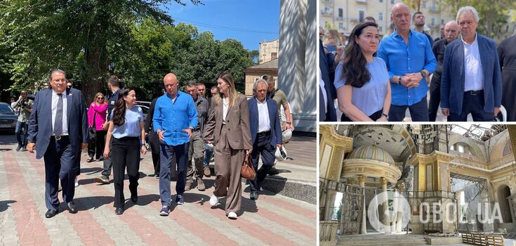 Misja UNESCO przybyła do Odessy, aby ocenić szkody po rosyjskich atakach rakietowych. Zdjęcie