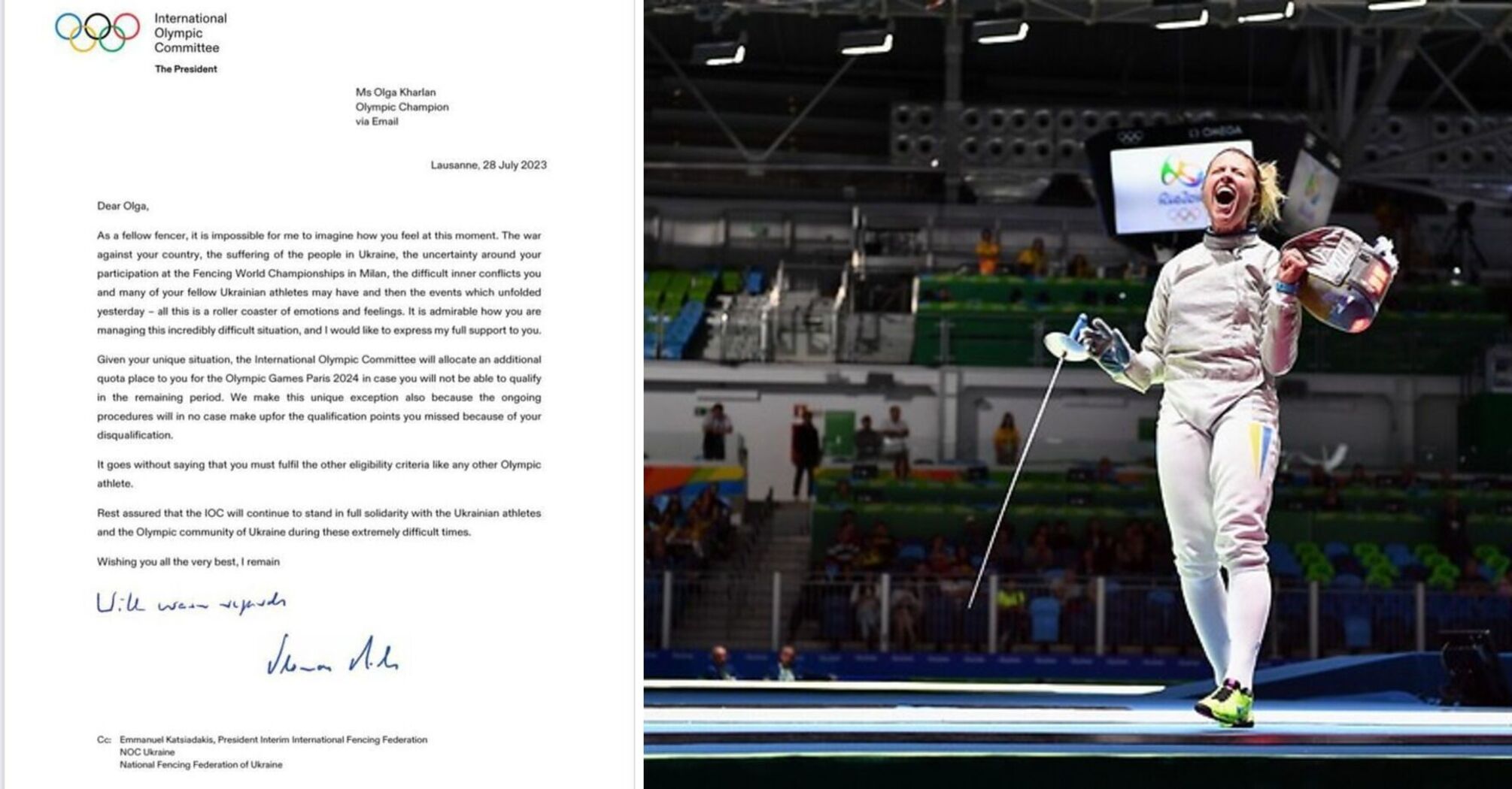 Olha Charłan nie tylko broniła honoru Ukrainy, ale także "zdekolonizowała" wielki sport