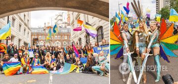 Ola Polakowa jako "Niezniszczalna" poprowadziła kolumnę Ukrainian Pride w Londynie