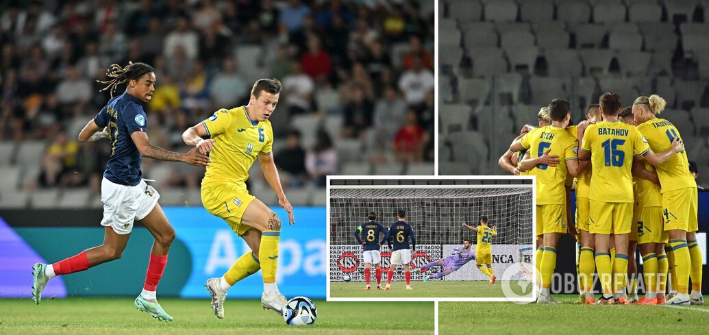 Ukraina dotarła do półfinału Euro 2023 U-21 po zdobyciu trzech bramek przeciwko Francji