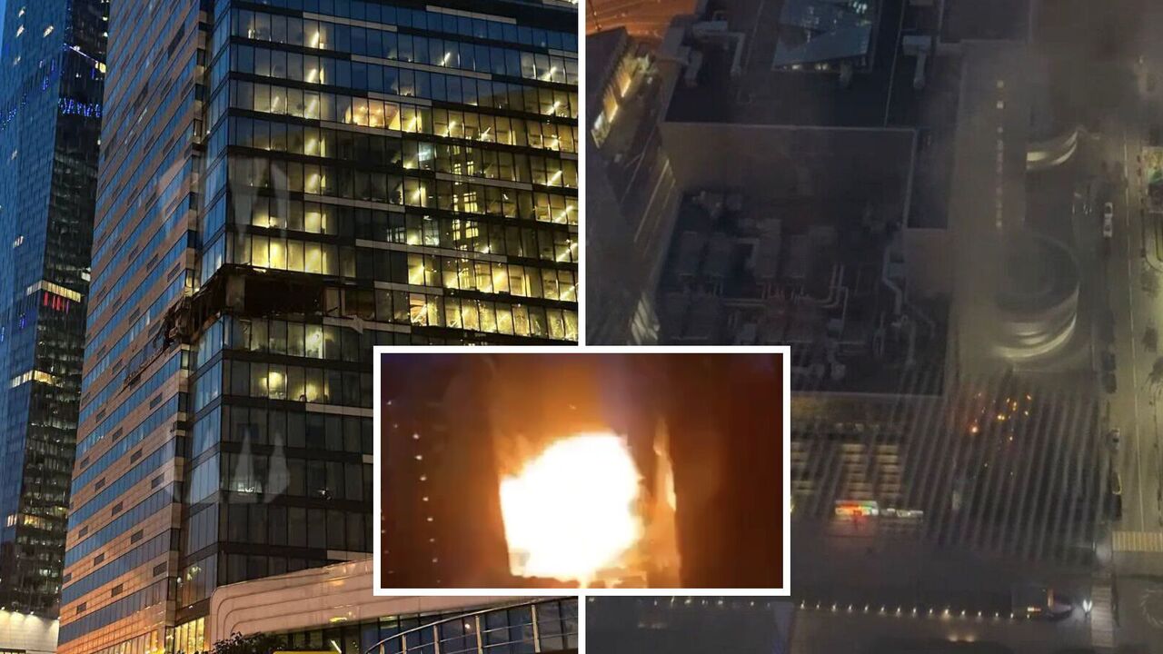 Moscow was attacked by unknown UAVs once again: there was an explosion in a 50-story business center. Photo and video