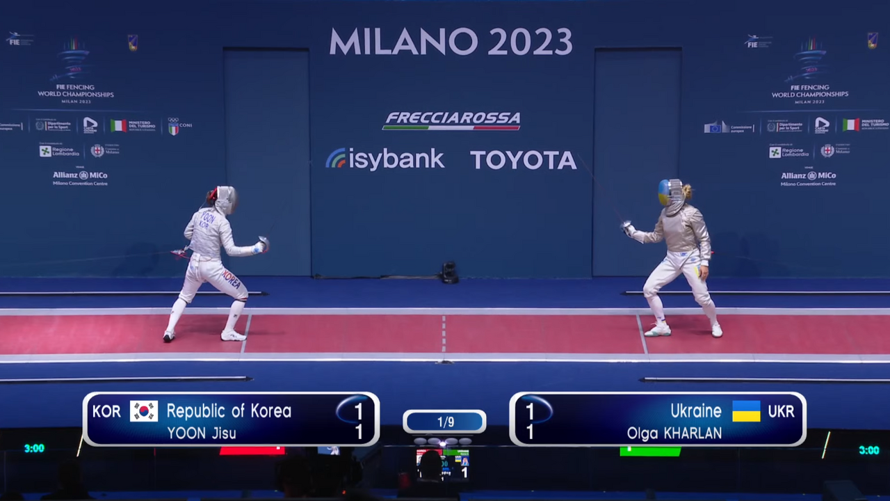 Ukraine's national team left without medals at the World Fencing Championship