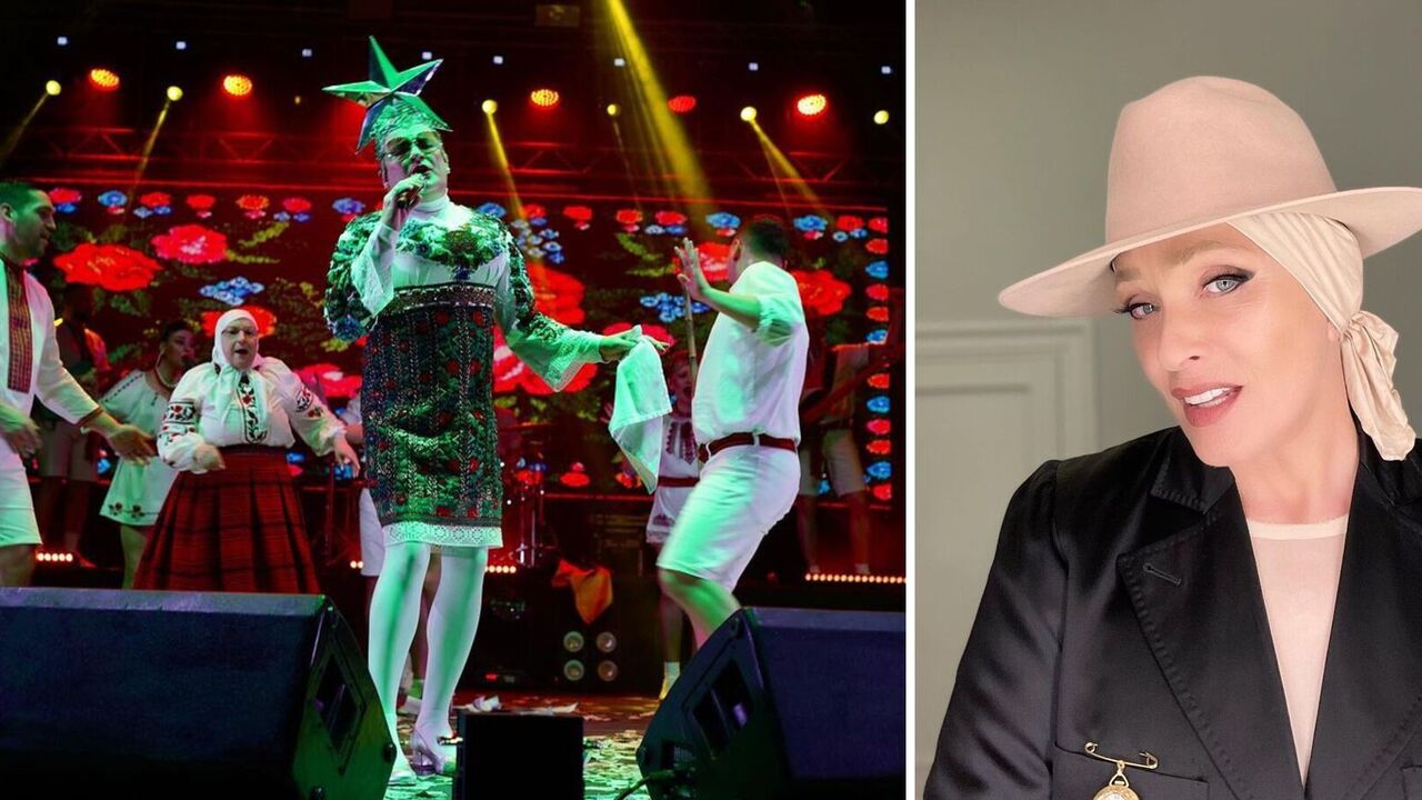 Serdyuchka sang "Russia, goodbye" at the Vaikule festival in Jurmala. Video