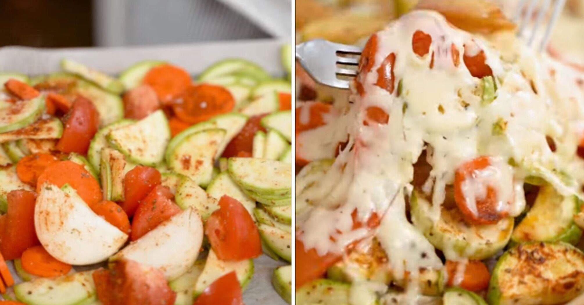Easy summer recipe: baked zucchini with cheese