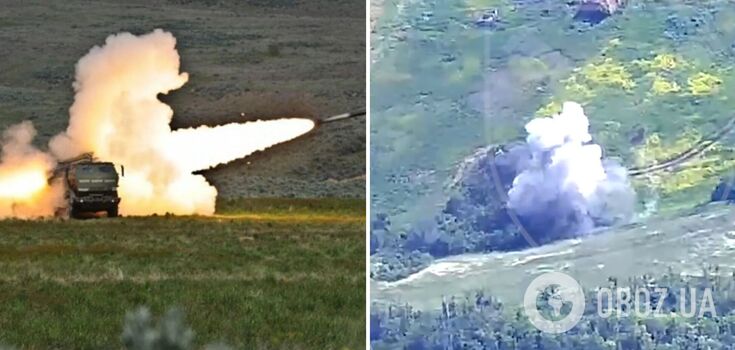 HIMARS worked with surgical precision: the Ukrainian Armed Forces showed spectacular footage of the destruction of enemy equipment. Video