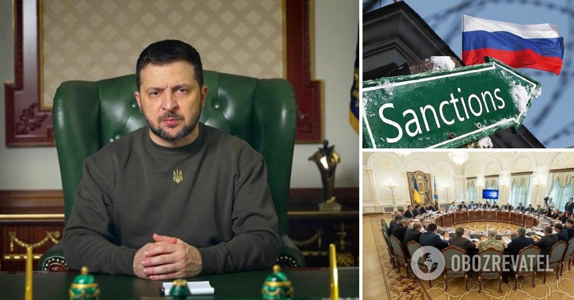 Zełenski zatwierdził decyzję Rady Bezpieczeństwa Narodowego i Obrony w sprawie sankcji