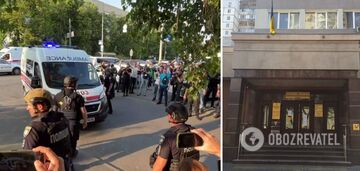 The man who caused the explosions in the Shevchenko court died on the spot