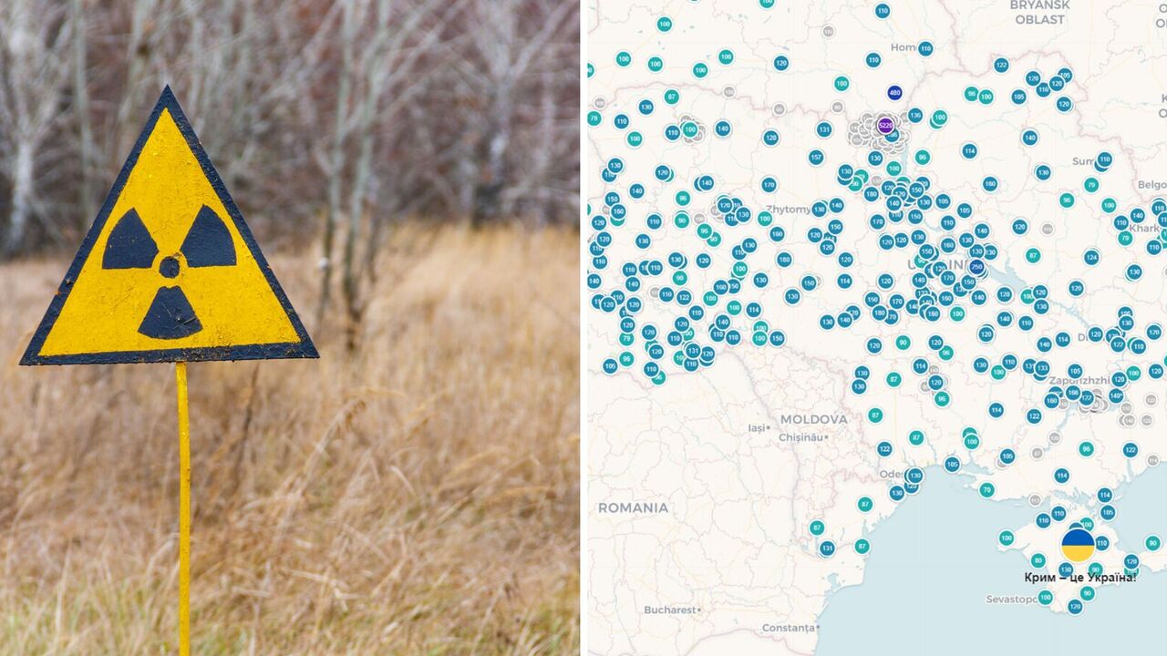 Radiation and winds map in Ukraine: where to look online