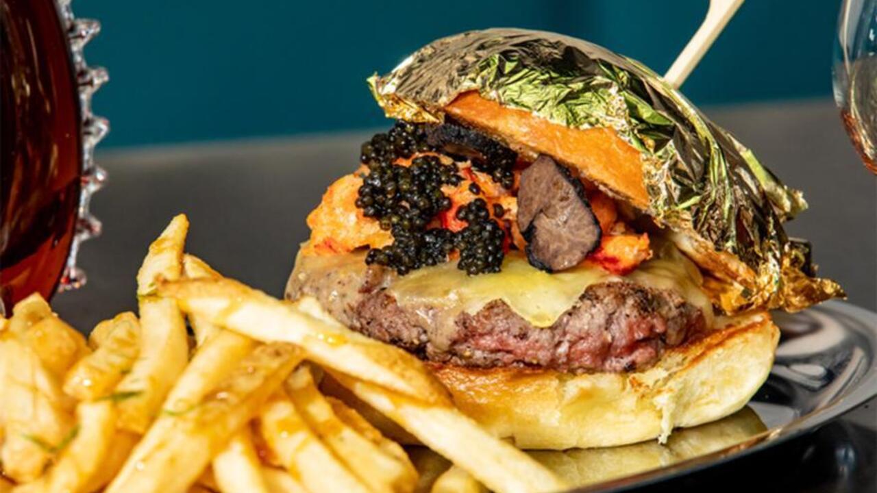 The most expensive $700 burger with caviar and gold: crazy sum of money to spend in Drury Beer Garden