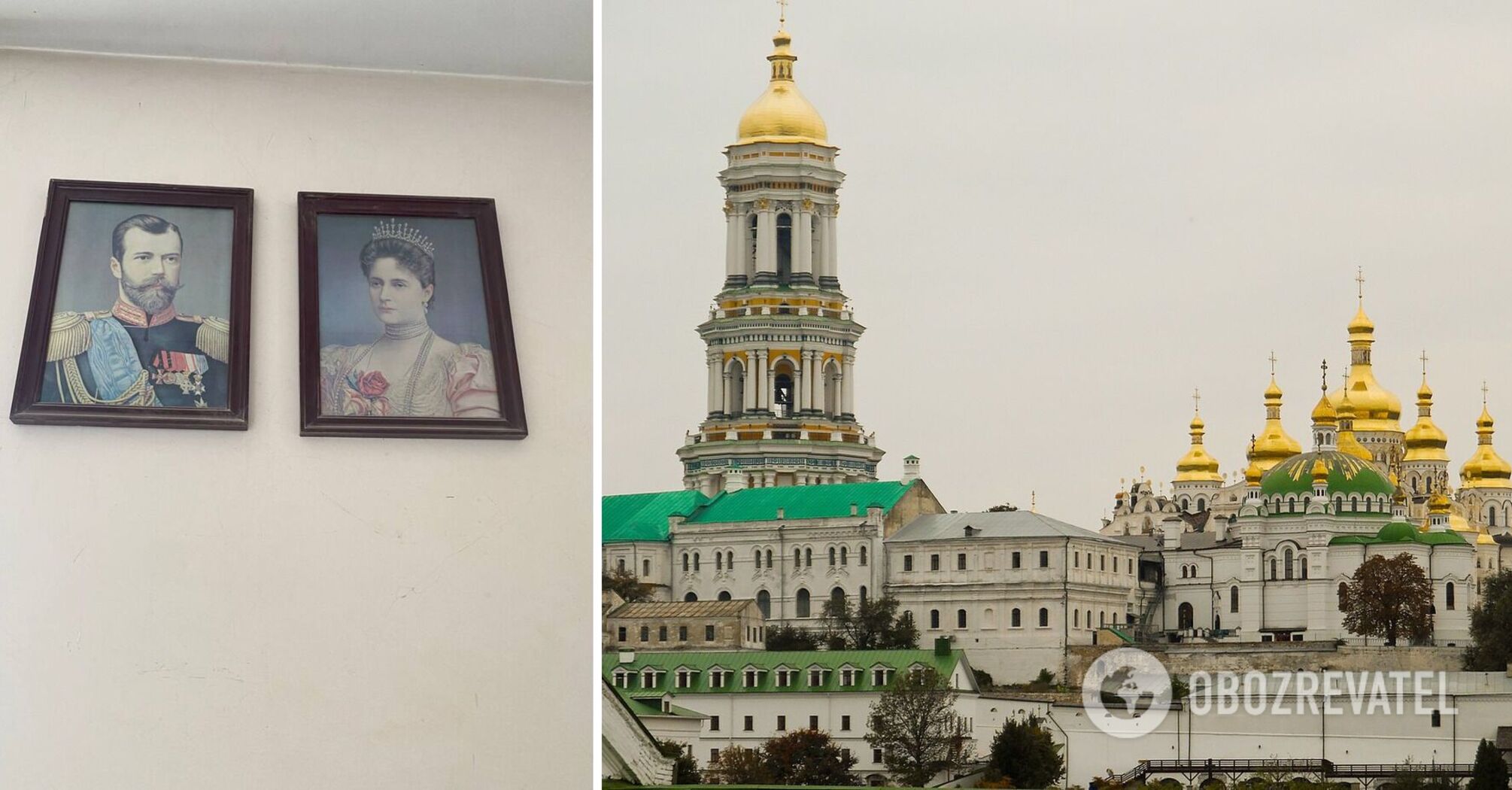 Portraits of Russian Emperors in the Ukrainian Lavra