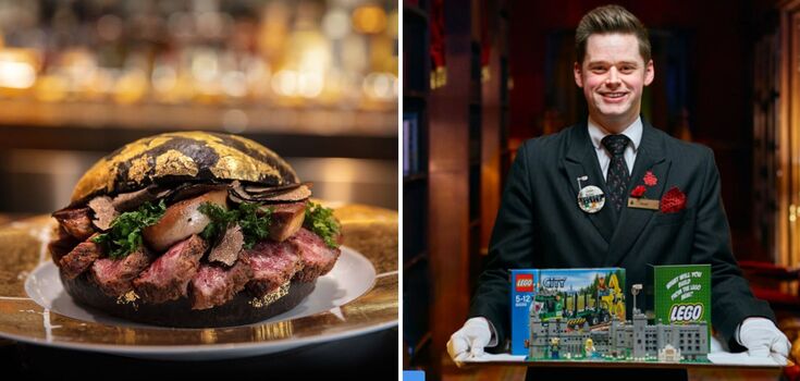 Burger with gold and butlers with Lego: five of the most unusual hotel offers that will amaze tourists. Photo