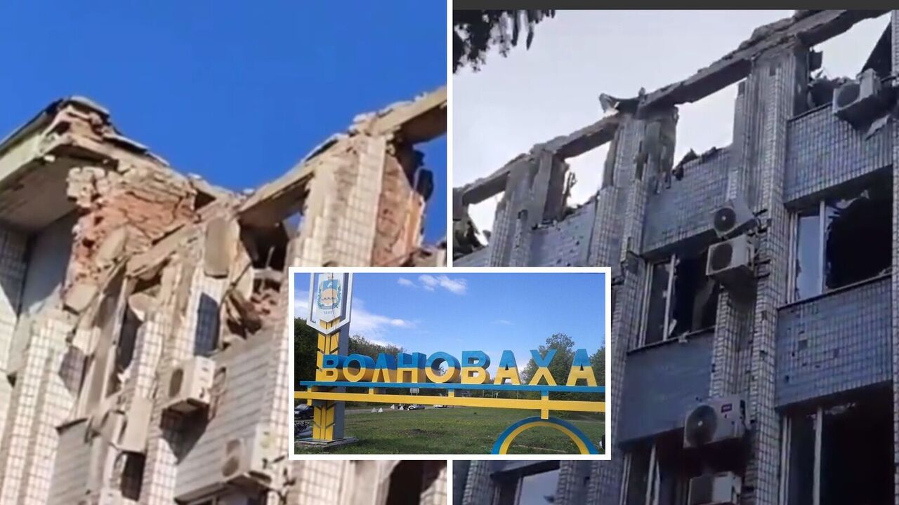 Strike on the Russian occupants in Volnovakha