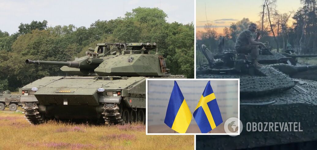 Przybyły na Ukrainę i gotowy do walki: Reznikow pokazał szwedzkie CV 90 BMP. Wideo