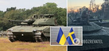 Arrived in Ukraine and ready for combat: Reznikov showed the Swedish CV 90 IFVs. Video