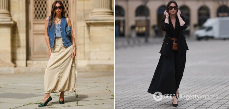 How to combine dress and sneakers to look stylish: five best ideas. Photo