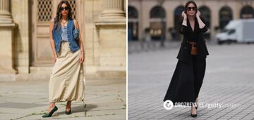 You can't throw it away: how short girls can choose the 'right' maxi skirt. Photo