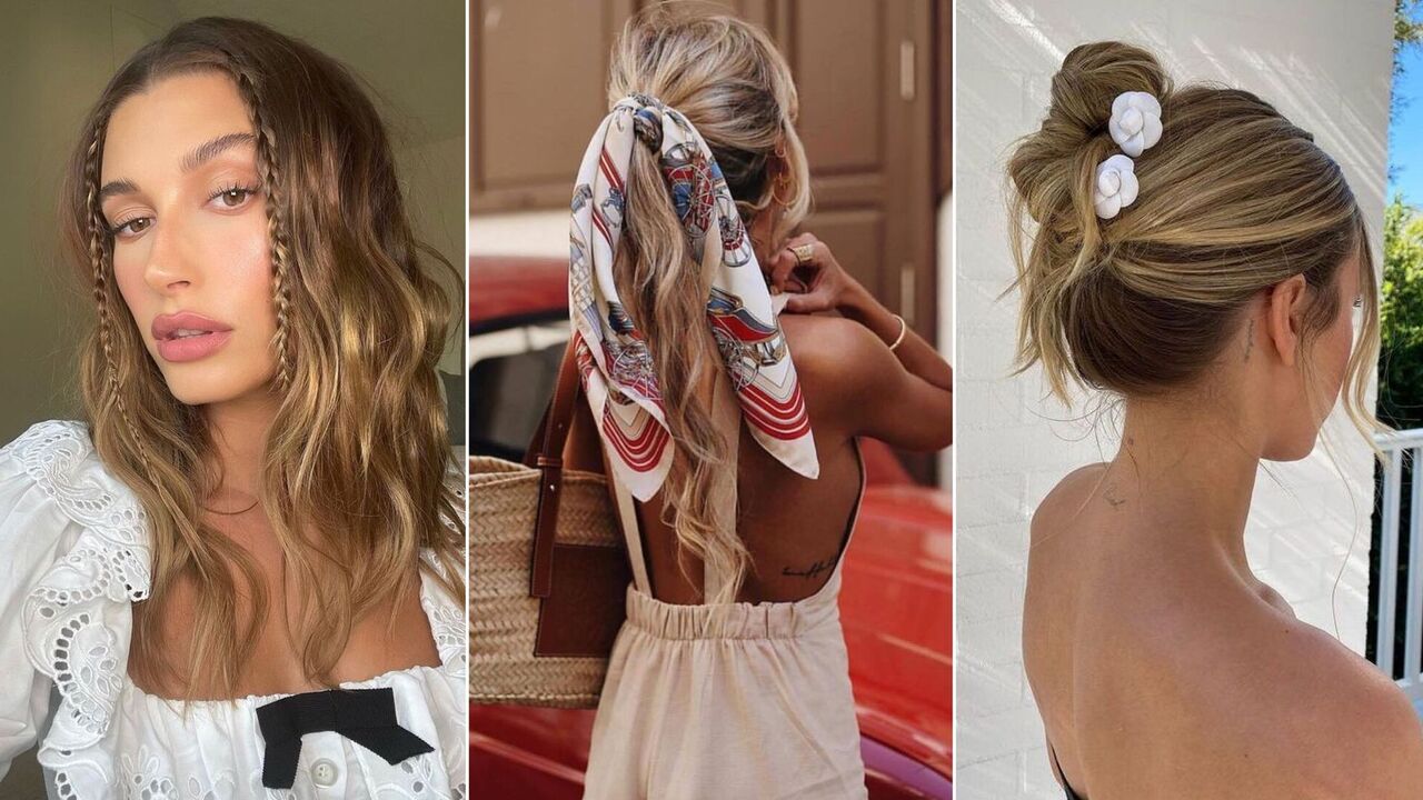 The best option for the holidays: four beach hairstyles that work for everyone. Photo