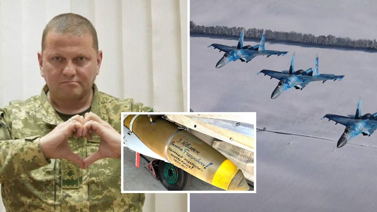 Ukrainian pilots congratulated Zaluzhnyi on his birthday in a unique way and spoke about the "best gift". Photo