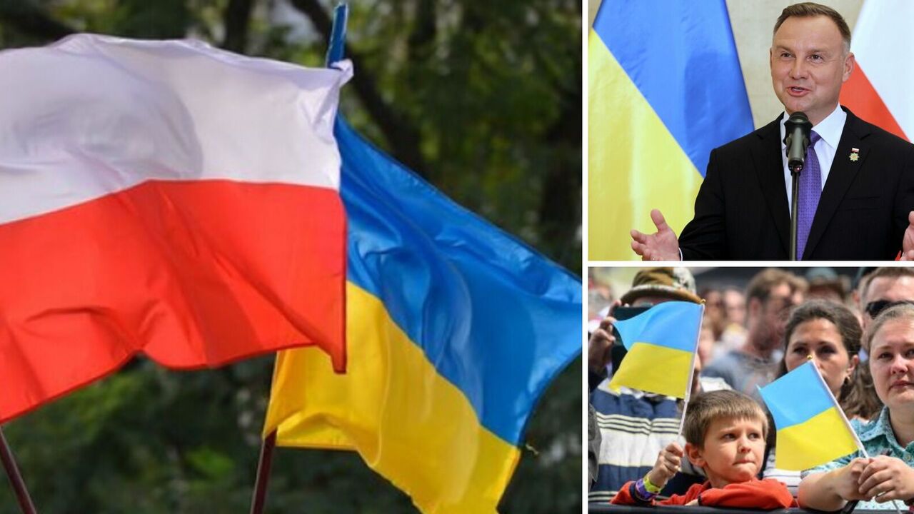 Duda was greeted in Lutsk with applause and shouts of "Thank you!" Video