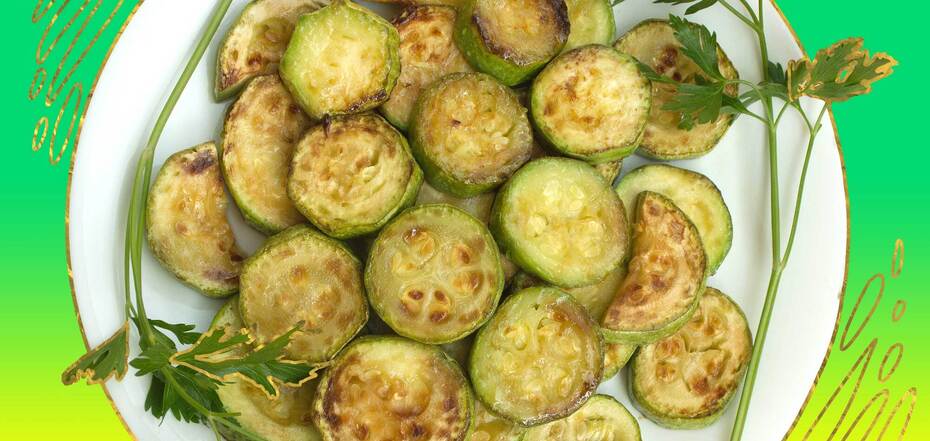 Roasted Courgettes