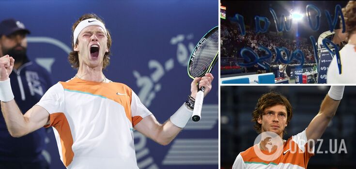 The Russian tennis star says we need to "put the world in order"
