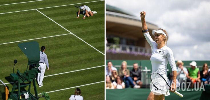 Ukraińska tenisistka upadła na kort po meczu Wimbledonu 2023. Otrzymała owację na stojąco