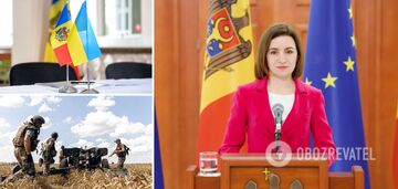 "Dzięki odwadze sił zbrojnych i oporowi ludności cywilnej": Sandu dziękuje Ukraińcom za pokój w Mołdawii