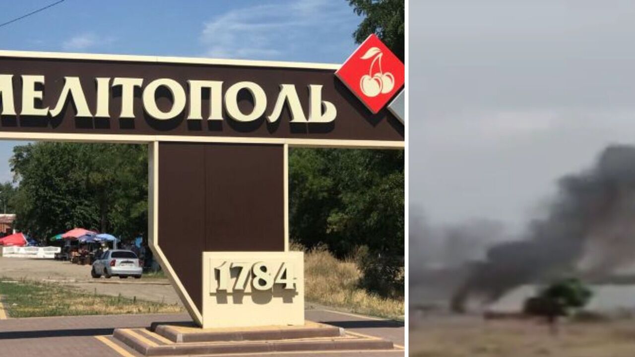 Potężna "bawełna" słyszana w pobliżu okupowanego Melitopola: przybycie pokazane na wideo
