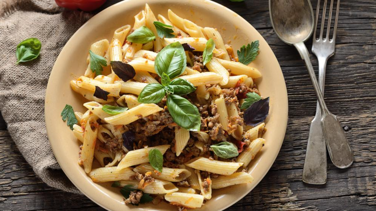 Budget beefaroni: a three-ingredient dish