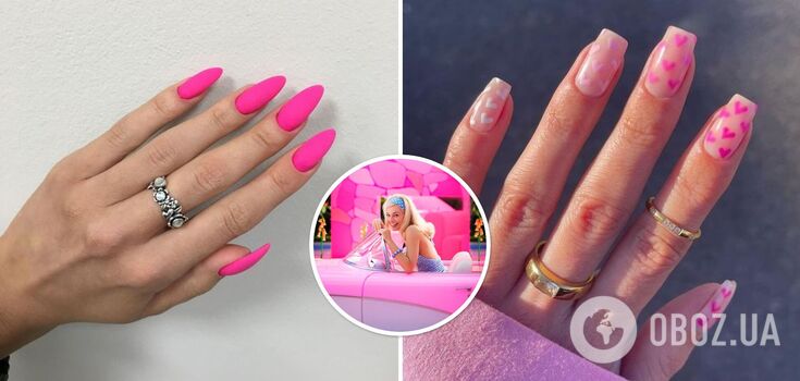 This is what you need! The best Barbiecore manicure ideas: the trend was set by Margot Robbie. Photo